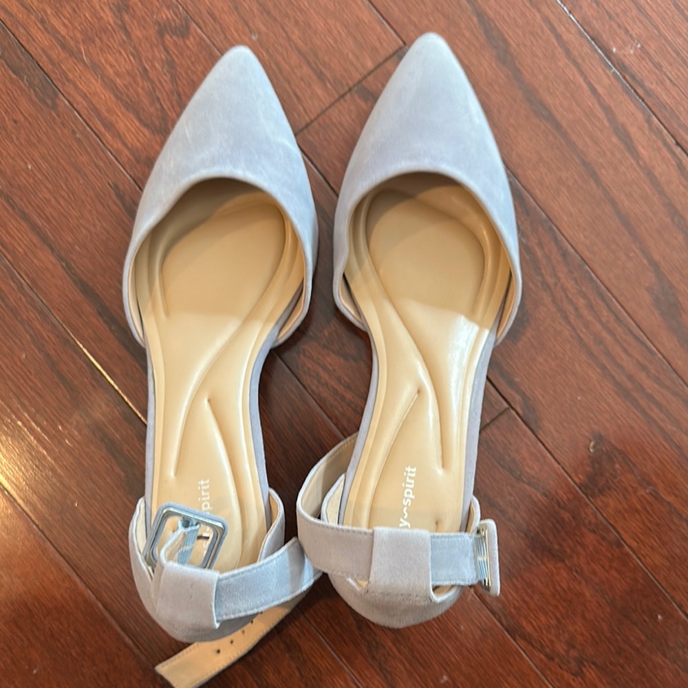 NWOT Women's Blue Ankle Strap Heels